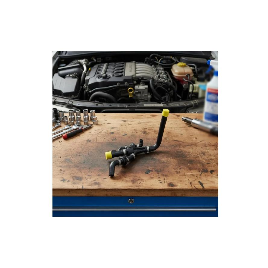 Vacuum 1 Way Valve OEM Fit Crankcase Vent Tube Assembly Engine Breather Hose Set Easy Installation for Auto Repair Shop