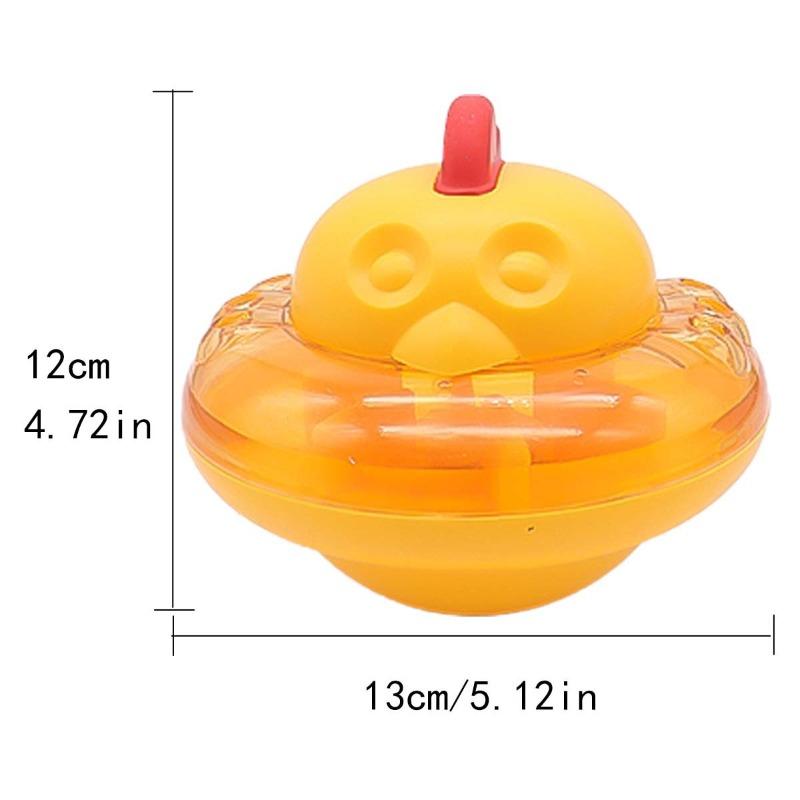 The Unbreakable Little Chicken-shaped Educational Pet Food Leak Toy, A Dog Toy for Self-entertainment and Boredom, A Dog Food Leak Toy жёлтый