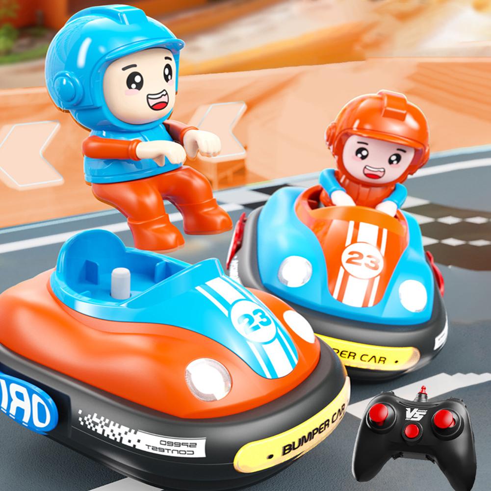 Kids Remote Control Bumper Car Funny Interactive Car Toy With Sounds/Light For Boys Girls