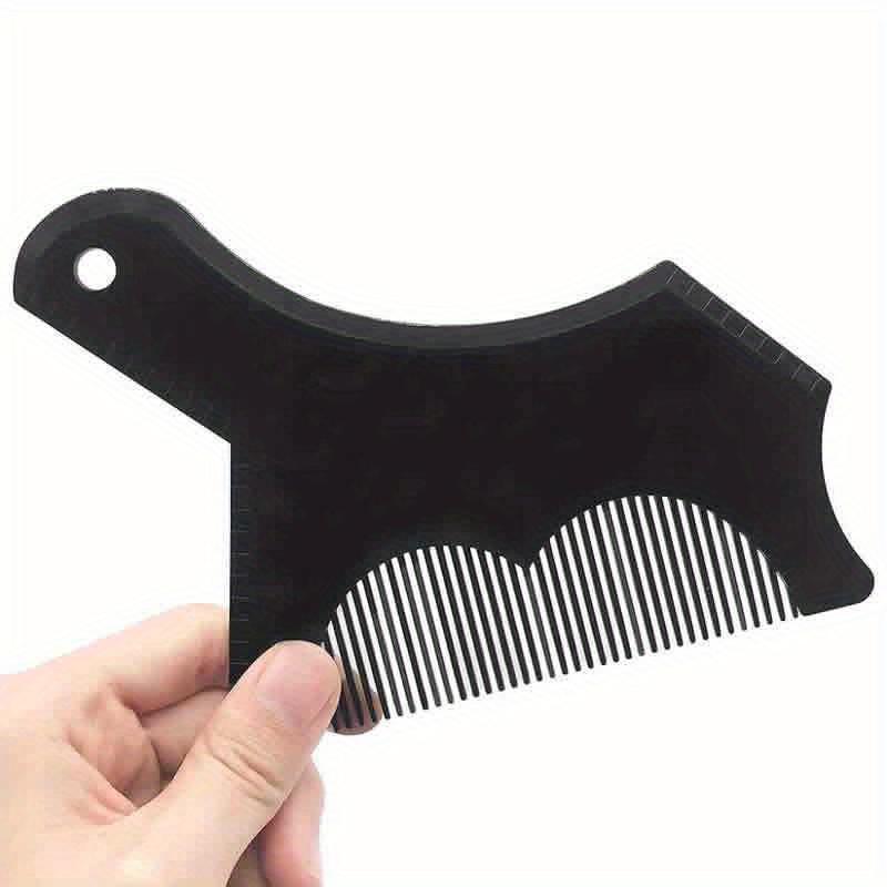 Men's Trimming and Styling Tool with Built-in Comb, Trimming and Trimming, Beard Styling Template, Available with Beard Shaver and Electric Trimmer