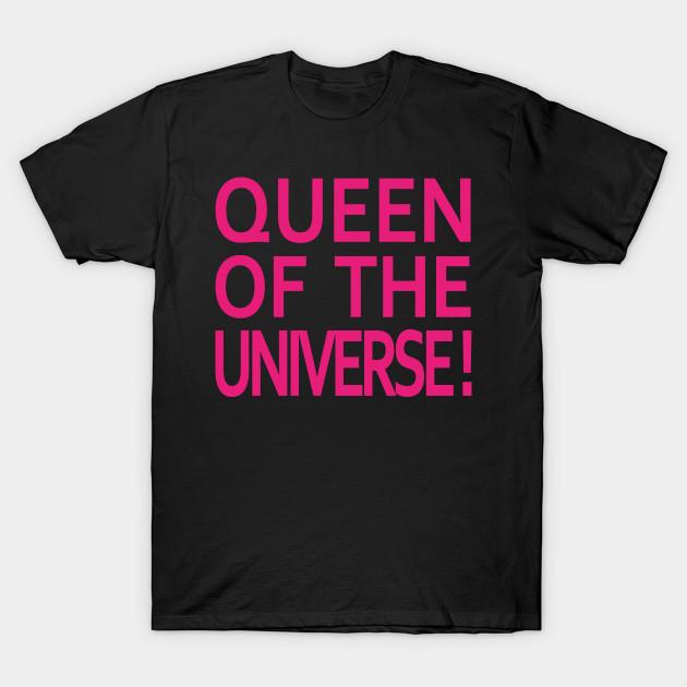 

Men Black Print T-shirt Queen Of The Universe Y2K Graphic Tee No-Cut Transfer Paper Print Cotton Tshirt 2XL чорний