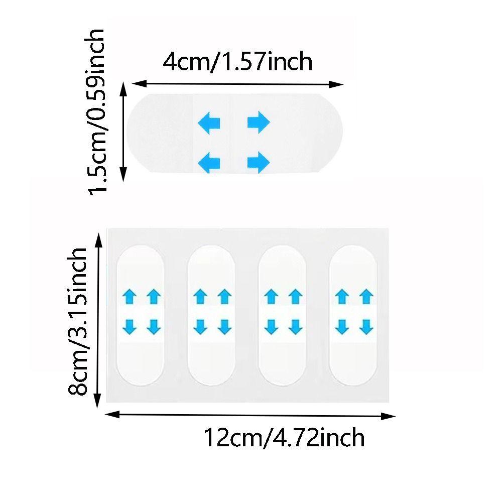 160Pcs Transparent Face Lifting Tapes Waterproof Neck Lift Tape V-Shape Face Tape  Women Beauty