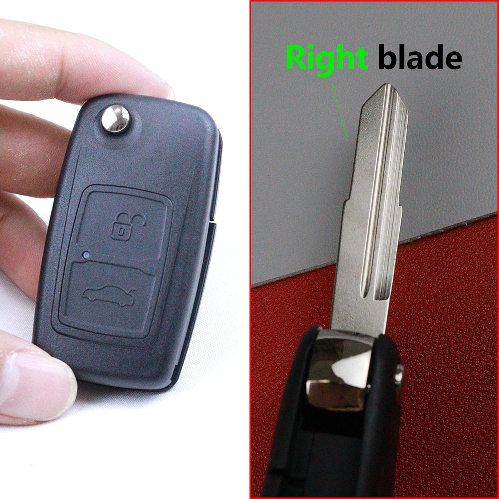 For Chery Tiggo Tengo Fulwin2 Cowin 3 5 Easta Cielo Chance A3 A5 A13 M11 E5 2 Buttons Car Flip Remote Key Fob Shell Case Housing