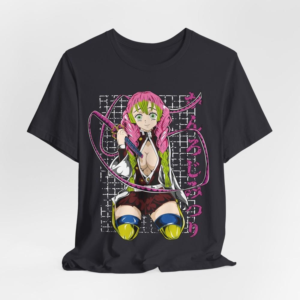 Anime Mitsuri Graphic Tee Unisex TShirt Japanese Anime Tee Manga Waifu S