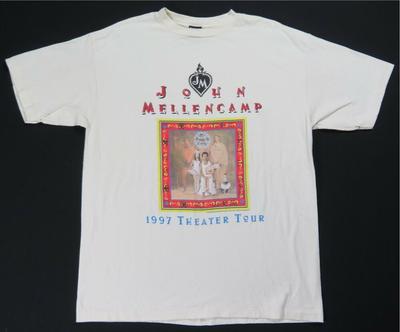 Rare Vintage Polygram John Mellencamp 1997 Theater Tour Mr Happy 90S Unisex T-shirts