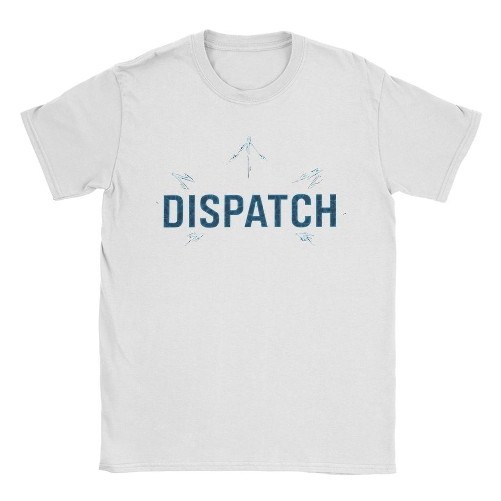 Hra Dispatch Logo Pánské tričko Vtipná trička Krátký rukáv Kulatý výstřih Tričko Čistá bavlna Grafické oblečení