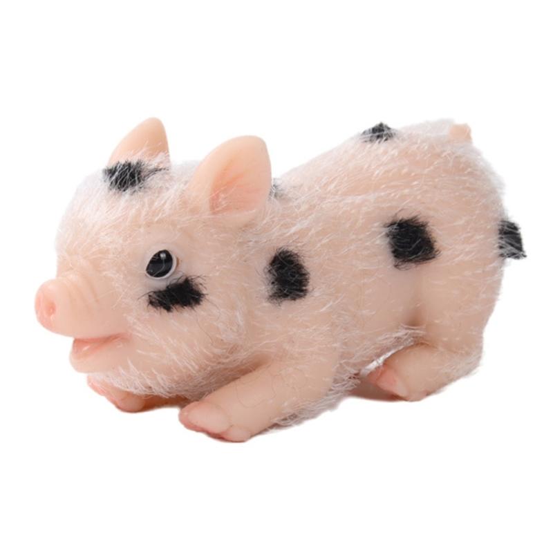 Interactive Animal Model Squeeze Pig Sensory Toy For Children Pretend Play Set