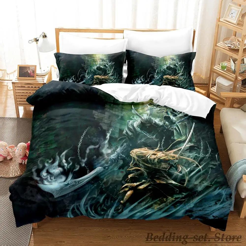 Samurai Anime Bedding Set Single Twin Full Queen King Size Duvet Cover Sets for Adult Kid Bedroom