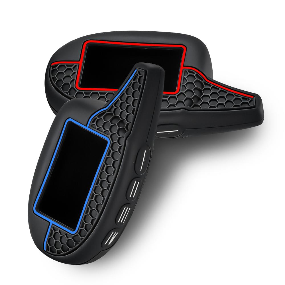 New Fashion M7/M8/M9 Silicone Key Case for Scher-khan Magicar 7/8/9/10/11/12 101 LCD Two Way Car Alarm System LCD Key Cover