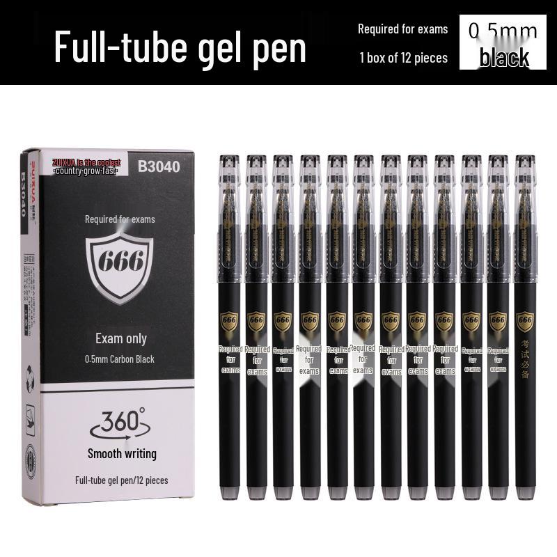 Teacher Office Large Capacity Needle Point Pen - Black & Red