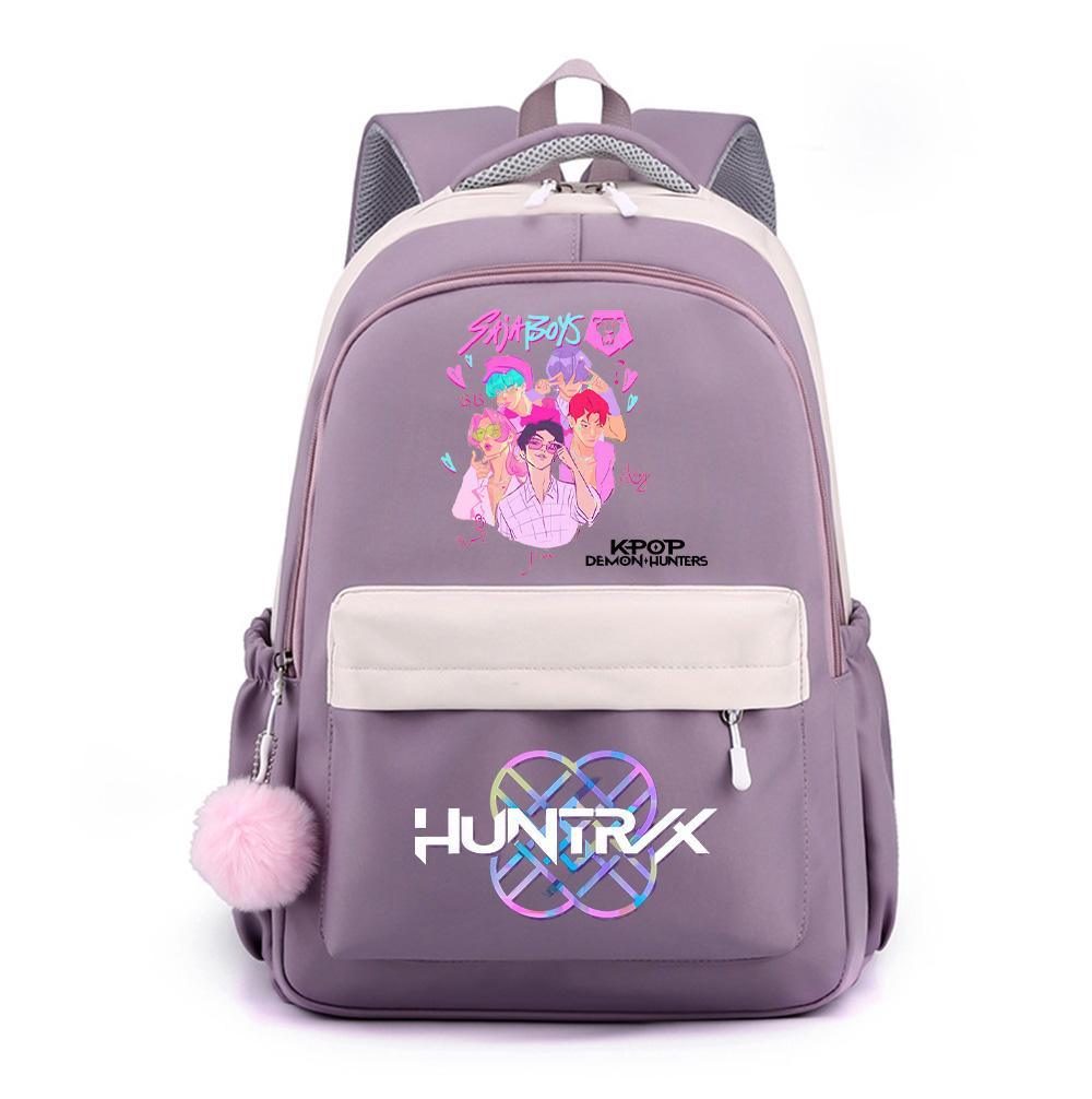 Niedlicher Anime K-Pop bedruckter Rucksack mit großer Kapazität für Teenager, Studentin, Student, Schulranzen, Büchertasche, Kindergeschenk, Damen, wasserdichte Reisetasche, Mochila