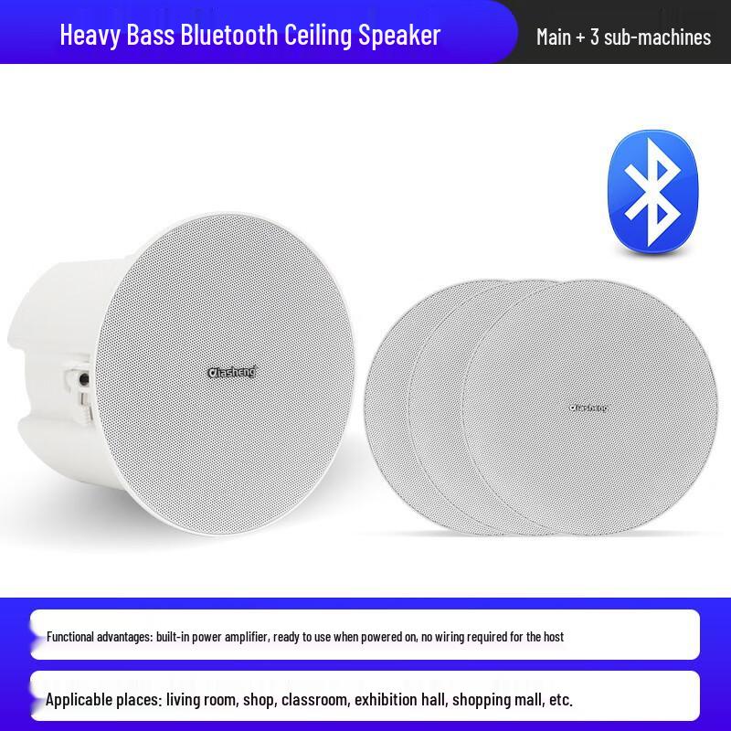 QIASHENG Commercial Bluetooth Ceiling Speaker System