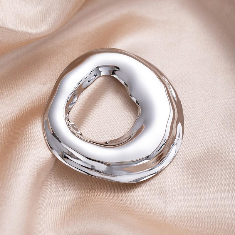 European Minimalist Gold Sunflower Seed Water Drop Stainless Steel Brooch