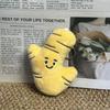 Cute Plush Vegettable Keychains Kawaii Design  Pepper Garlic Green Onion Shape Keychain Charm Backpack Accessories Toy Gifts
