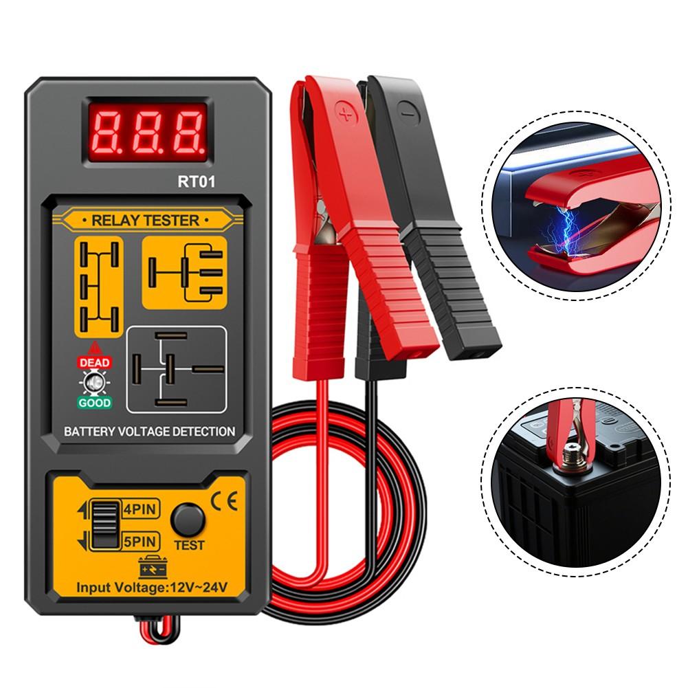 Battery Digital Display Car Relay Tester Relay Analyzer
