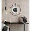 Stylish Metal Analog Wall Clock for Living Room, Bedroom,Kitchen, Home and Hall | Antique Fancy Big Size Modern Wall Watch for Home Decor (60CM)