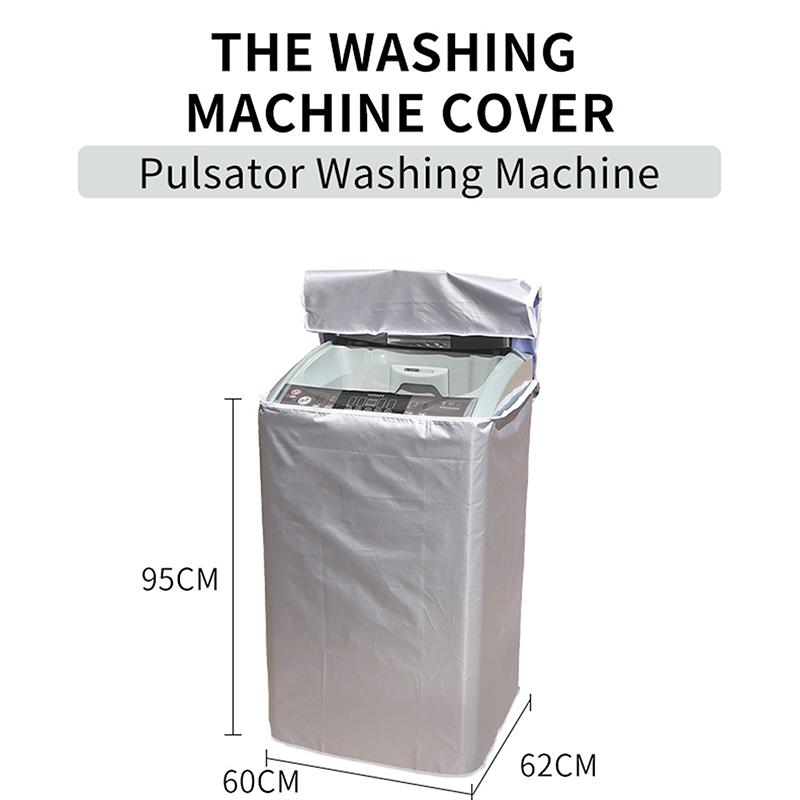 

Чехол для стиральной машины из полиэстера, водонепроницаемый, с верхней загрузкой, чехол для сушилки для белья, солнцезащитный, с серебряным покрытием, пылезащитный чехол L