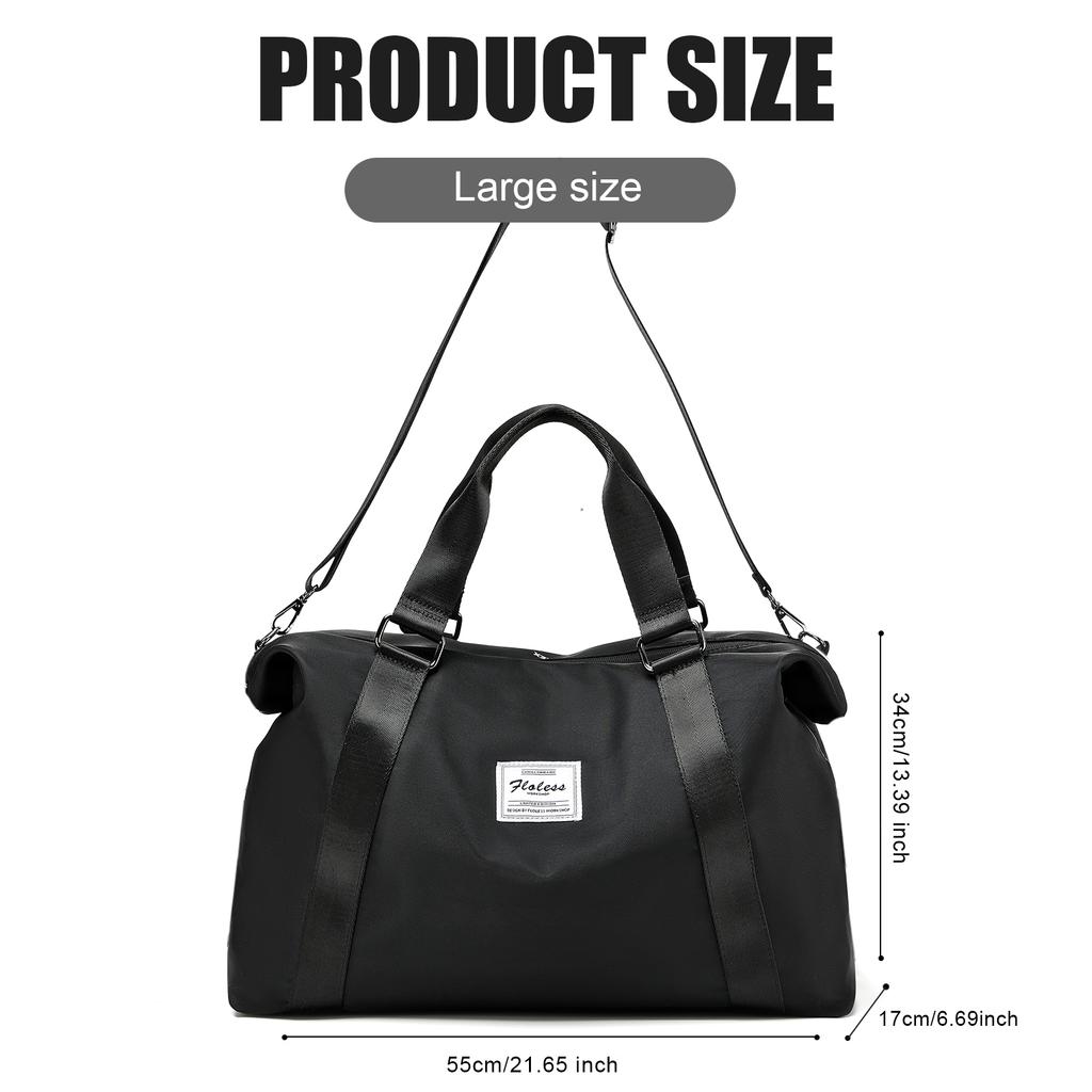 Large Travel Bags Male Female Casual Hand Luggage Bags Dry-Wet Separation Sport Duffle Bag Overnight Weekend Handbag Gym Package