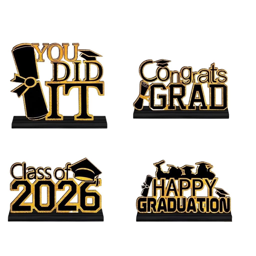 Graduation Wooden Desktop Decoration