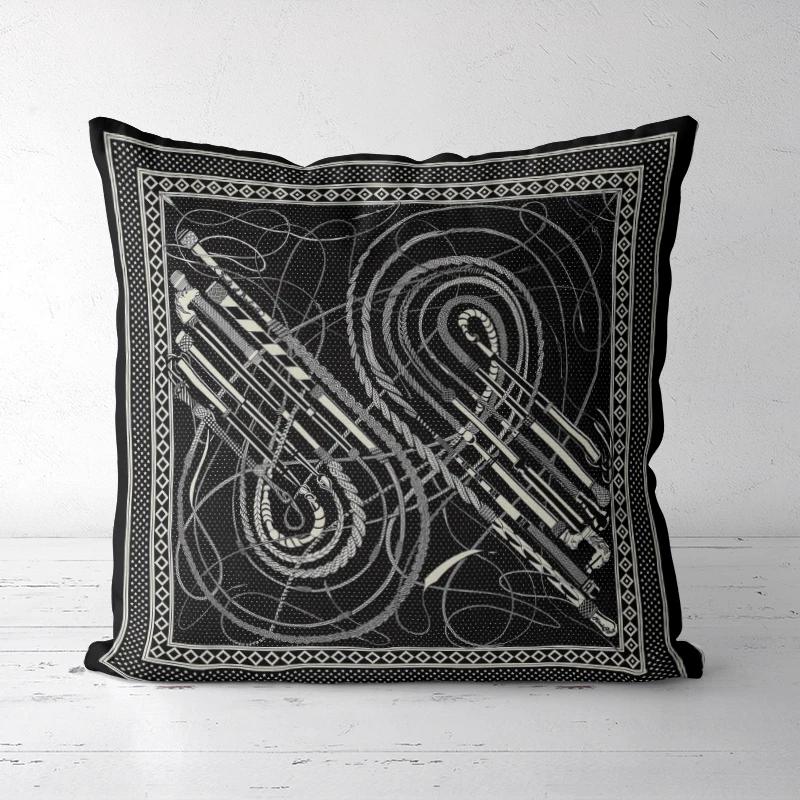 A Drop Shipping Printed Cushion Cover Decorative Pillowcases High-end Royal High Quality Thick Europe Rich Italy Design 28-#
