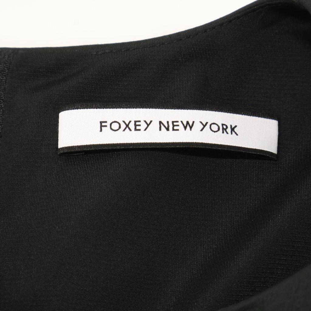 FOXEY NEW YORK 42365 Black Petal Flare Dress Dress 38 blackUsed