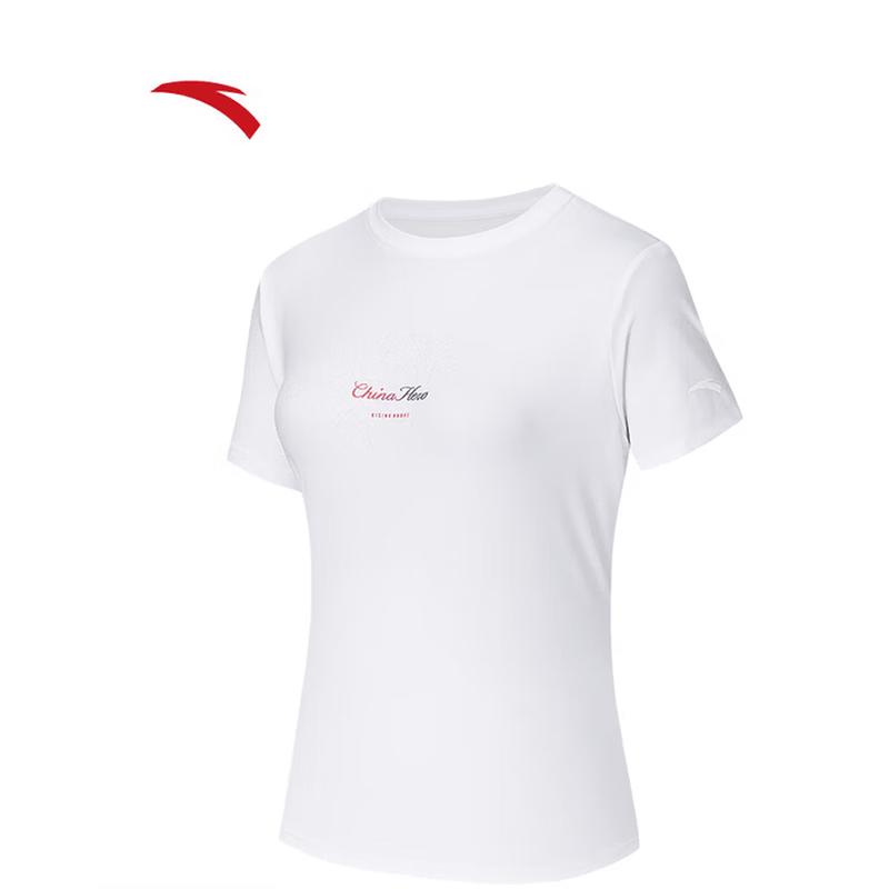 Anta Women's Ice Silk Breathable Short Sleeve Sports T-shirt