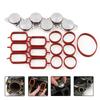 6 X 33MM Diesel Swirl Flap Blanks Repair Delete Kit Flaps Gasket For BMW E39 E46 E53 E60