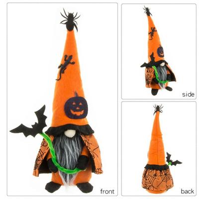 Řemesla Roztomilí Halloweenskí Gnómové Panenka Přenosná Kreslená Bezobličejová Panenka Ručně Vyráběná Nádherná Plyšová Panenka Gnóma Hračka