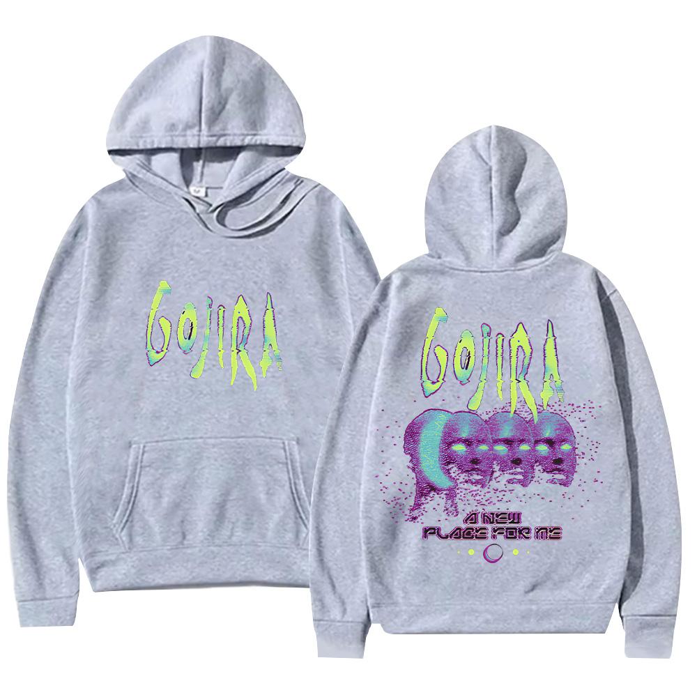 Sweat à capuche Another World Groupe de Metal Gojira Magma Music Sweat à capuche Unisexe Hommes Femmes Nouveau Décontracté Streetwear Pull Sweatshirt High Street