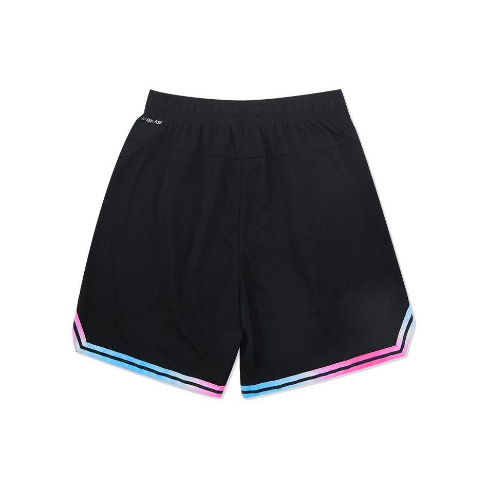 Li-Ning Loose Fit Training Vest And Shorts Basketball Set Men Sets Black AATS009-1