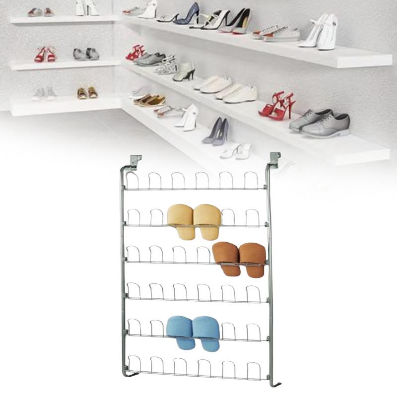 Multilayer Metal Shoe Cabinet For Indoor Storage And Space Optimization In Living Spaces