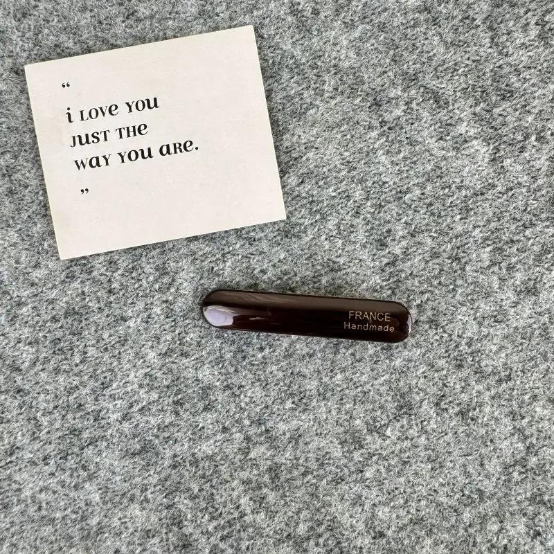 

Ретро заколки для волос с леопардовым принтом, зажим для челки, однотонные ацетатные заколки для волос для женщин, девочек, темпераментные заколки-автоматы, модные аксессуары