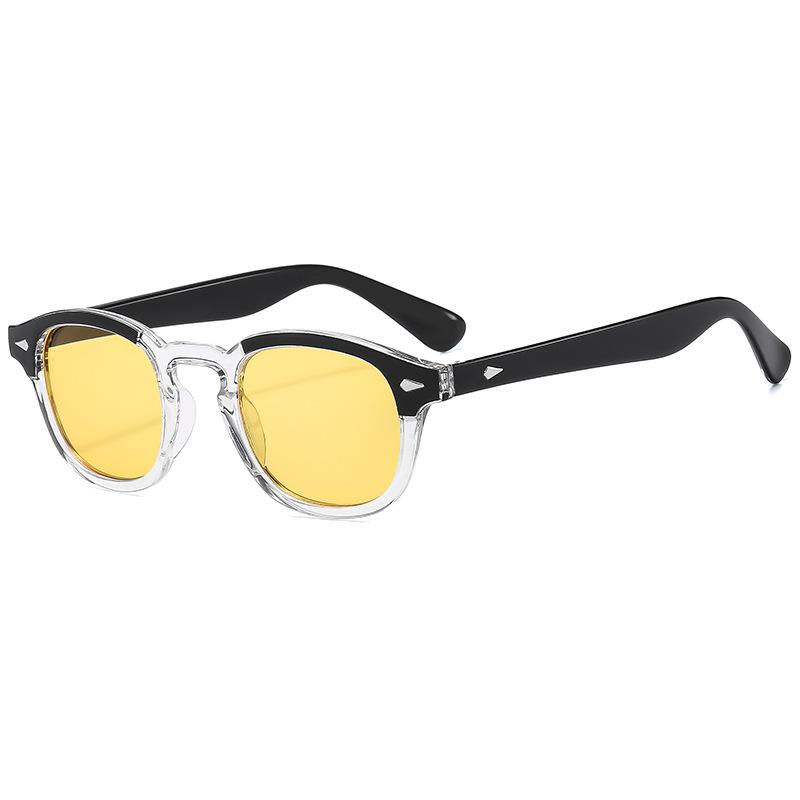 Evropský a americký styl retro nýtované sluneční brýle - Dámská UV ochrana, Malý rám