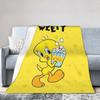 Looney Tunes Titti Anatra Gialla Carina Coperta Ultra Morbida Coperta da Divano 50x60 Pollici Coperture e Coperte Multitaglia