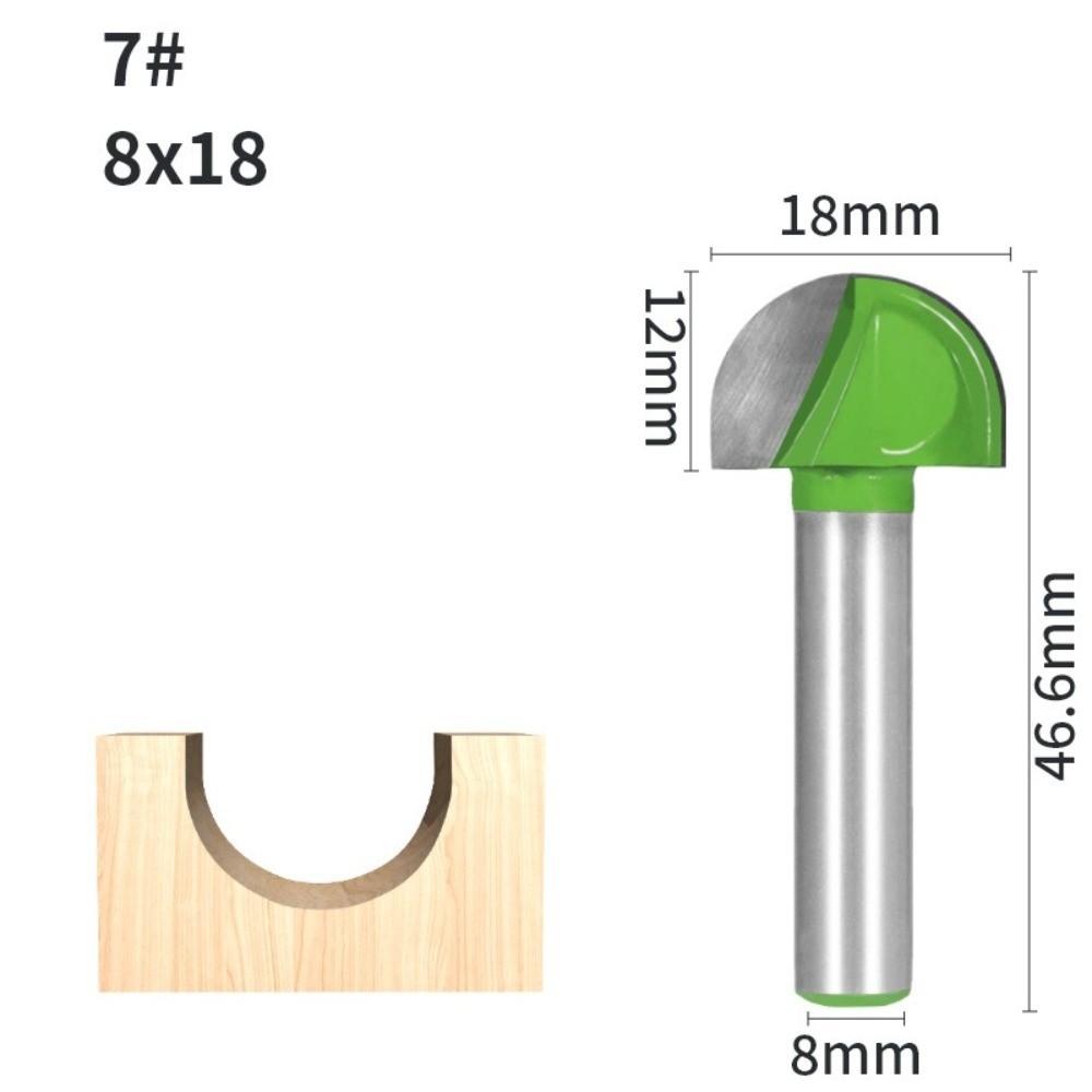Precision Cutting Ball Nose End Mill Round Nose Cove Router Bit New Wood Carving Bit Wood Working