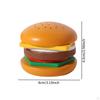 Food Stacker Toy Color Recognition Children Wooden Puzzle Wood Game for Birthday Gift