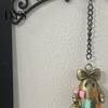 Gothic Style Wall Hanging Decorative Ghost Pendant, Iron Bracket Bookshelf Decor, Halloween And Christmas Decoration for Indoor Outdoor Home