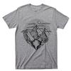 Camping T Shirt River Boat Cabin Sunrise Mountain Hiking Appalachian Trail Tee