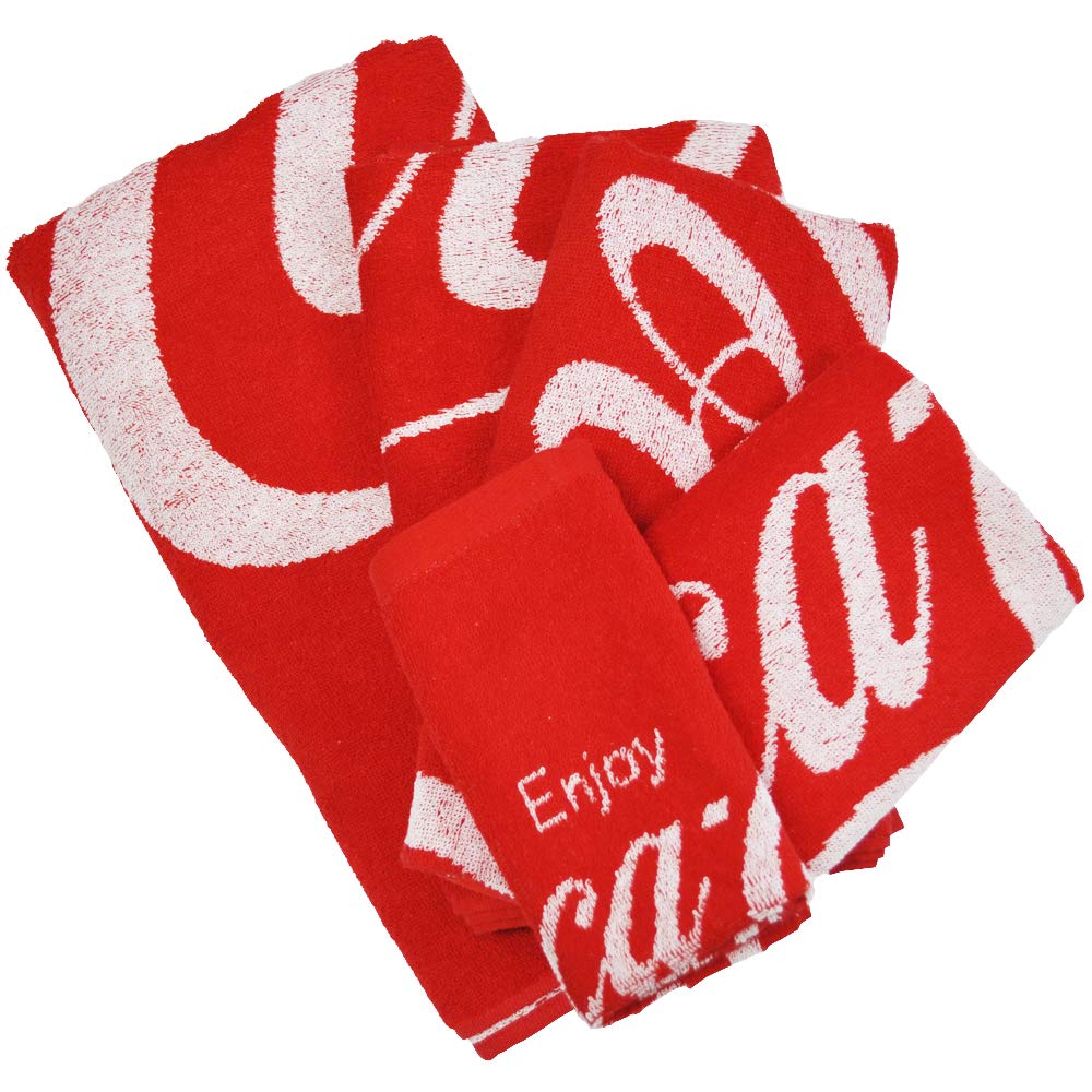Inukai Towel Coca-Cola Jacquard Leisure Towel L