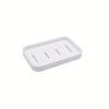 1pc Double-Layer Soap Dish with Drainage Holes - Durable Plastic Rectangular Soap Holder for Bathroom & Travel, Hygienic Drainage Design