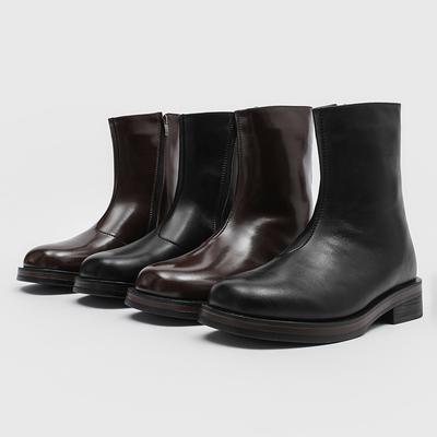 2025 New Men's Retro Casual High-top Thick-soled Versatile Thick-soled Heightening Martin Boots 57012-Q