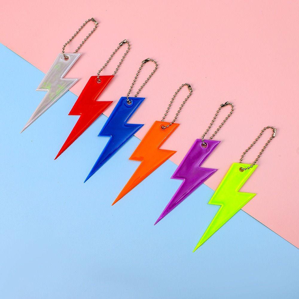 Safety Protection Night Reflective Pendant Decoration Reflective Keyring  Bag Ornament