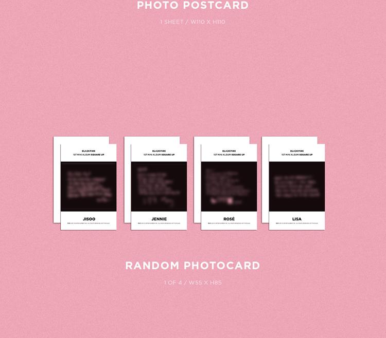 BLACKPINK [SQUARE UP] 1. Mini-Album (SCHWARZ / PINK Version)