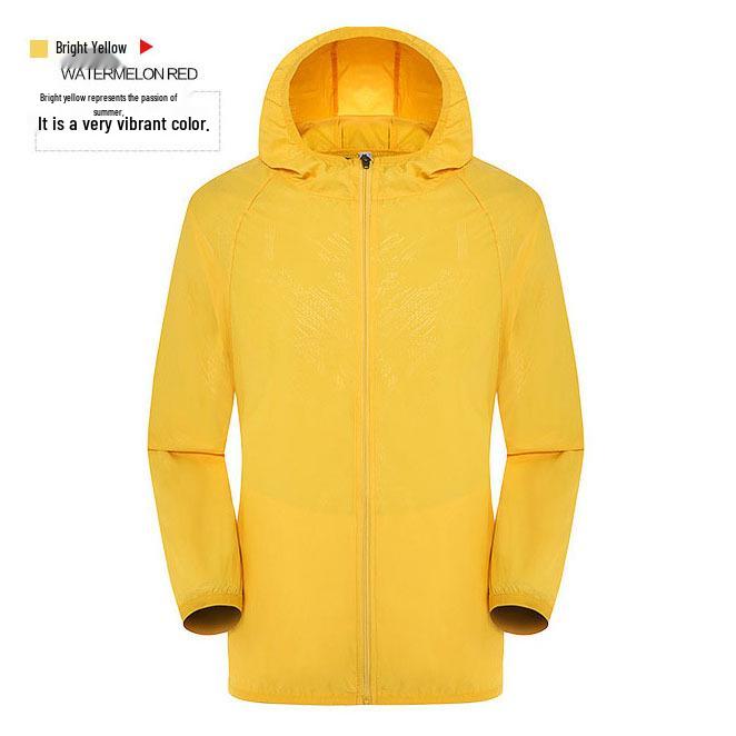 Men’s and Women’s Lightweight UV Protection Jackets – Windbreaker for Outdoor Activities, Fishing, and Advertising with Custom Logo.