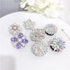 Japanese Korean Style Crystal Diamond Retractable Gemstone Phone Holder Lazy Person Back Adhesive Desktop Universal Female