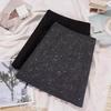 Luxuriöser glitzernder Woll-A-Linien-Halbrock für Damen - Winter 2025 Retro Slim Fit
