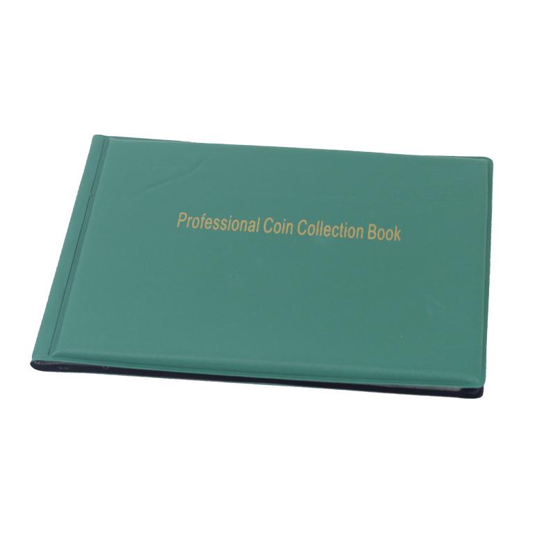 

240-Pocket Coin & Stamp Album PVC Binder, English Edition зелёный