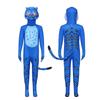 Costume Animale Intero per Bambini Tuta Monopezzo con Coda e Cappuccio per Performance di Halloween ed Eventi in Maschera