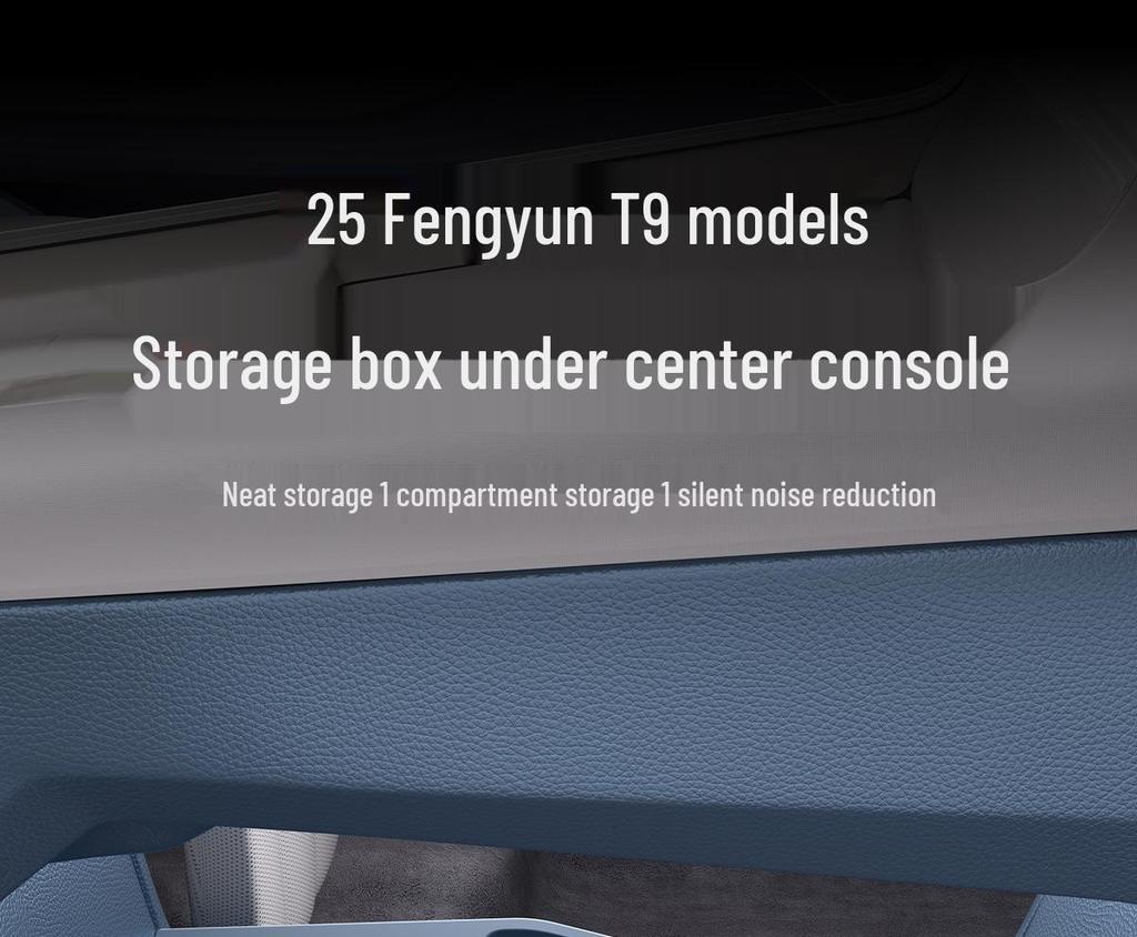 Center Console Storage Box for 2025 Chery Fengyun T9, Automotive Interior Accessory