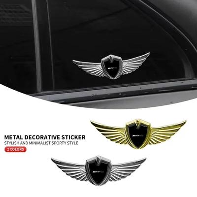 3D Wings Styling Metal Car Emblem Sticker Auto Accessories for Mercedes Benz AMG C200 C260 C300 W108 W124 W126 W140 W169 W176